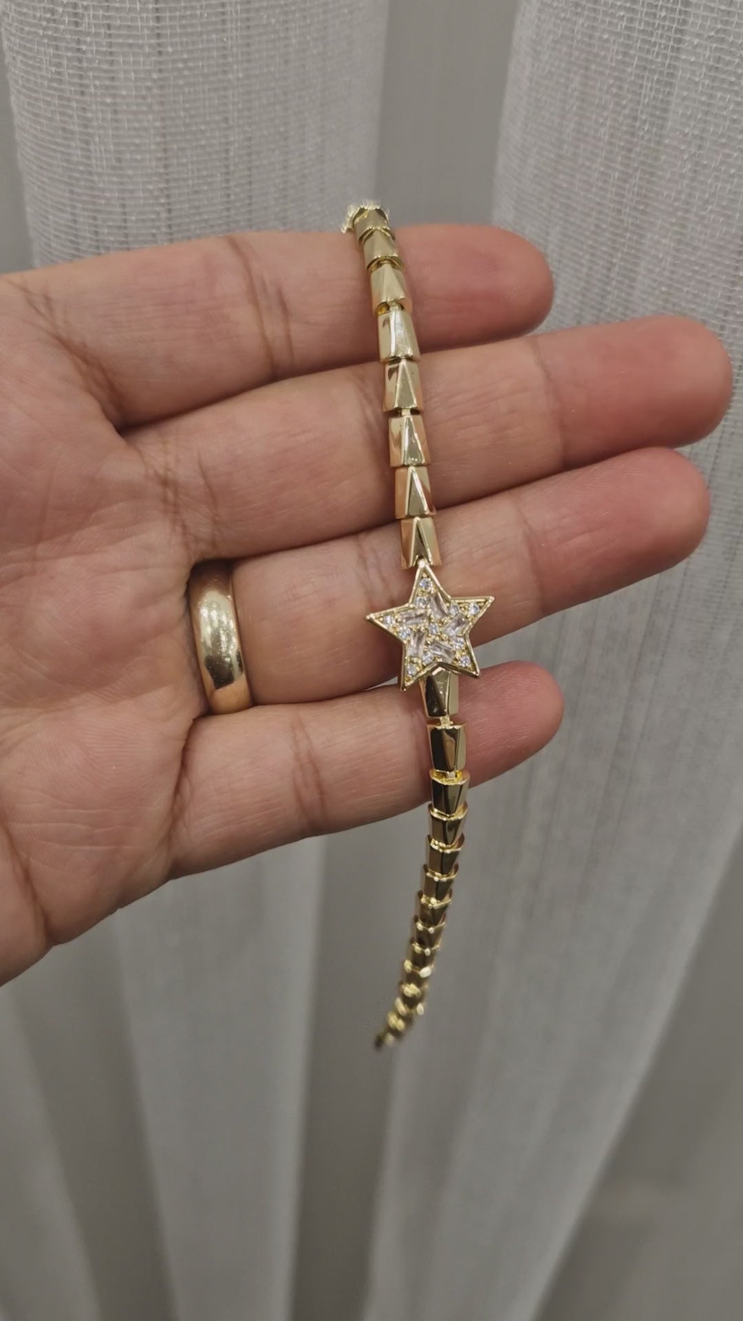 Stella Gold Armband- 14K vergoldet