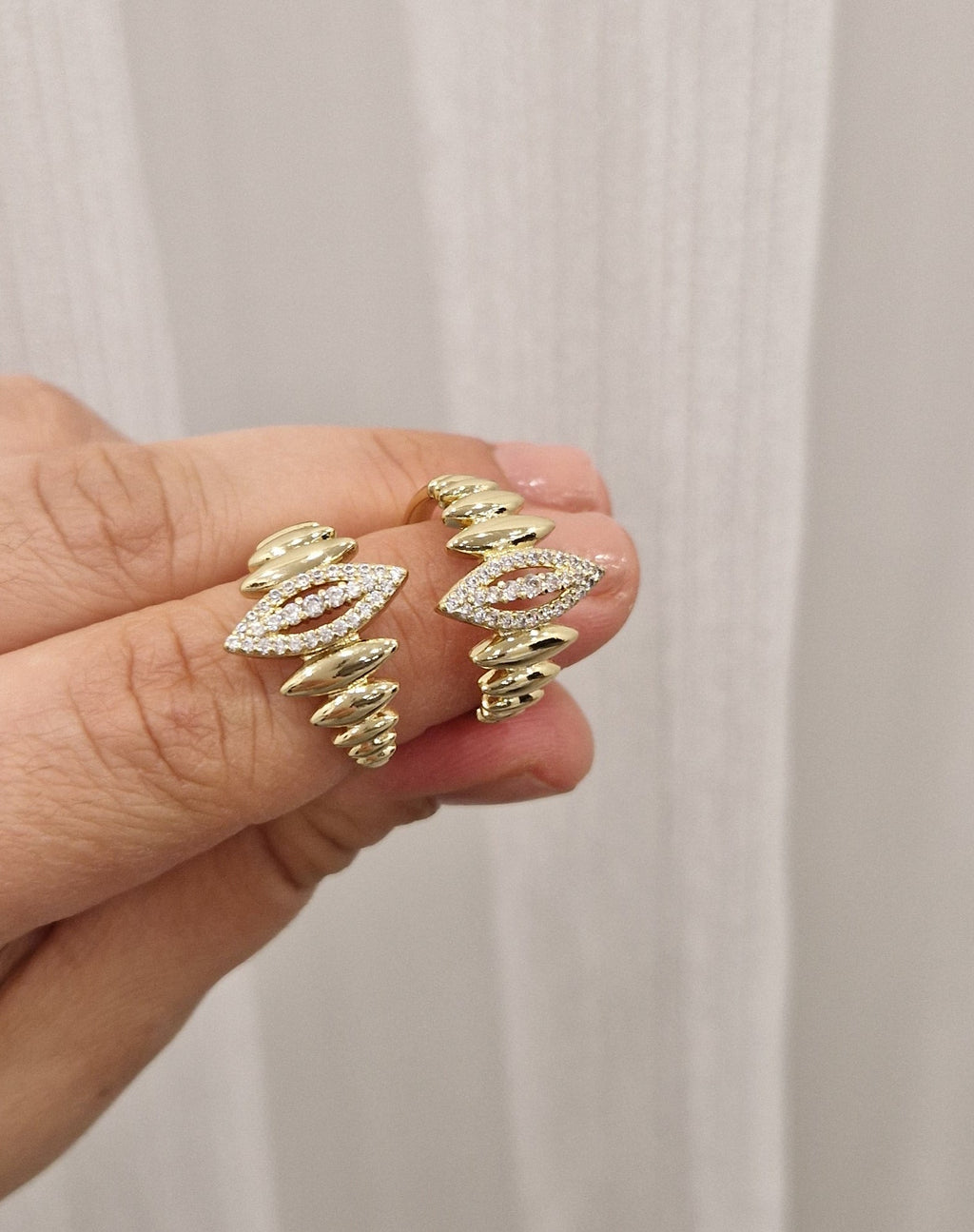 Navette Royal Ring - 14K vergoldet