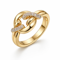 Luxe Knot Ring - 14K vergoldet