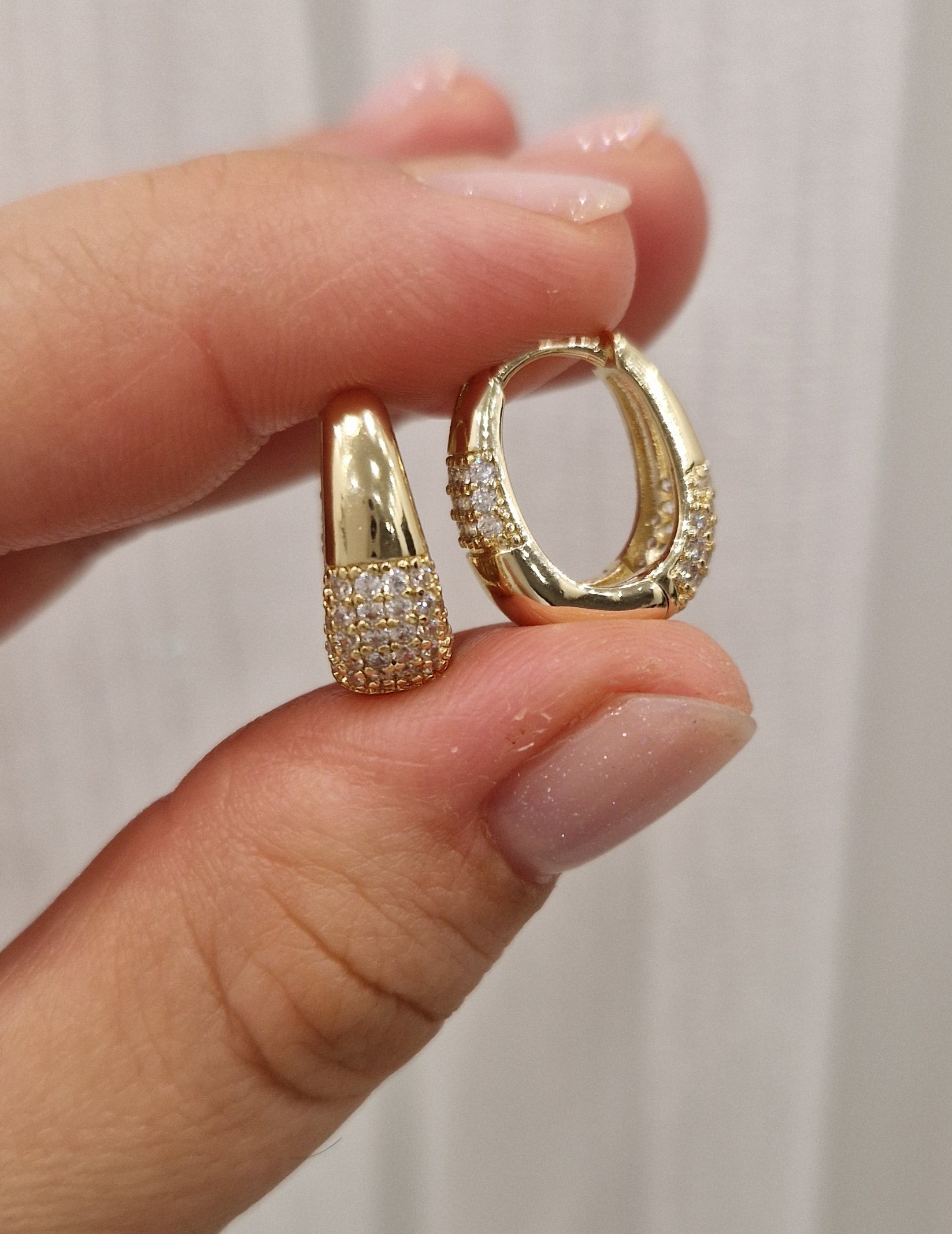 Milano Chic Creolen- 14K vergoldet