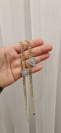 Golden Triangle Armband-14K vergoldet