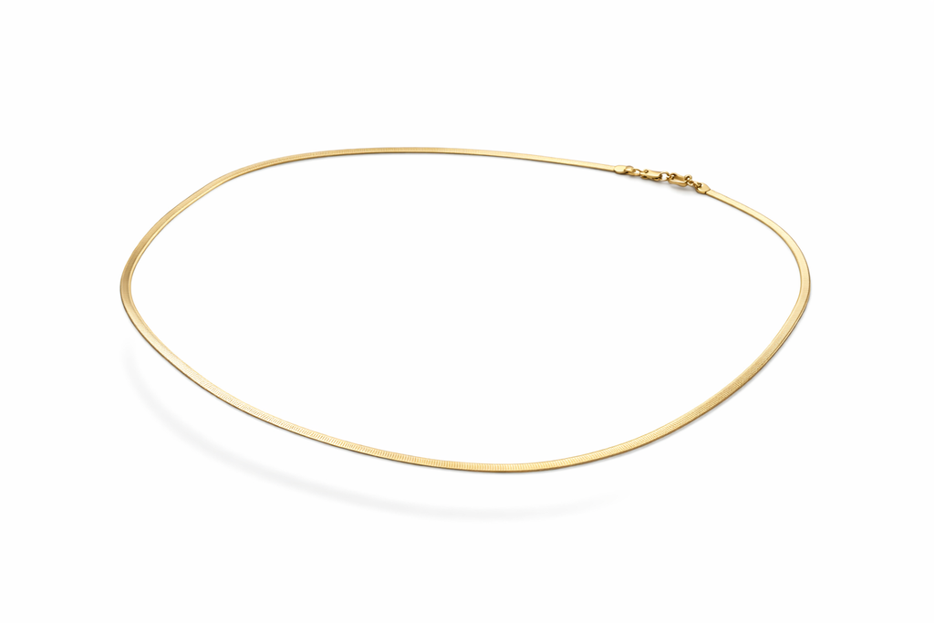 Snake Halskette- 14K vergoldet
